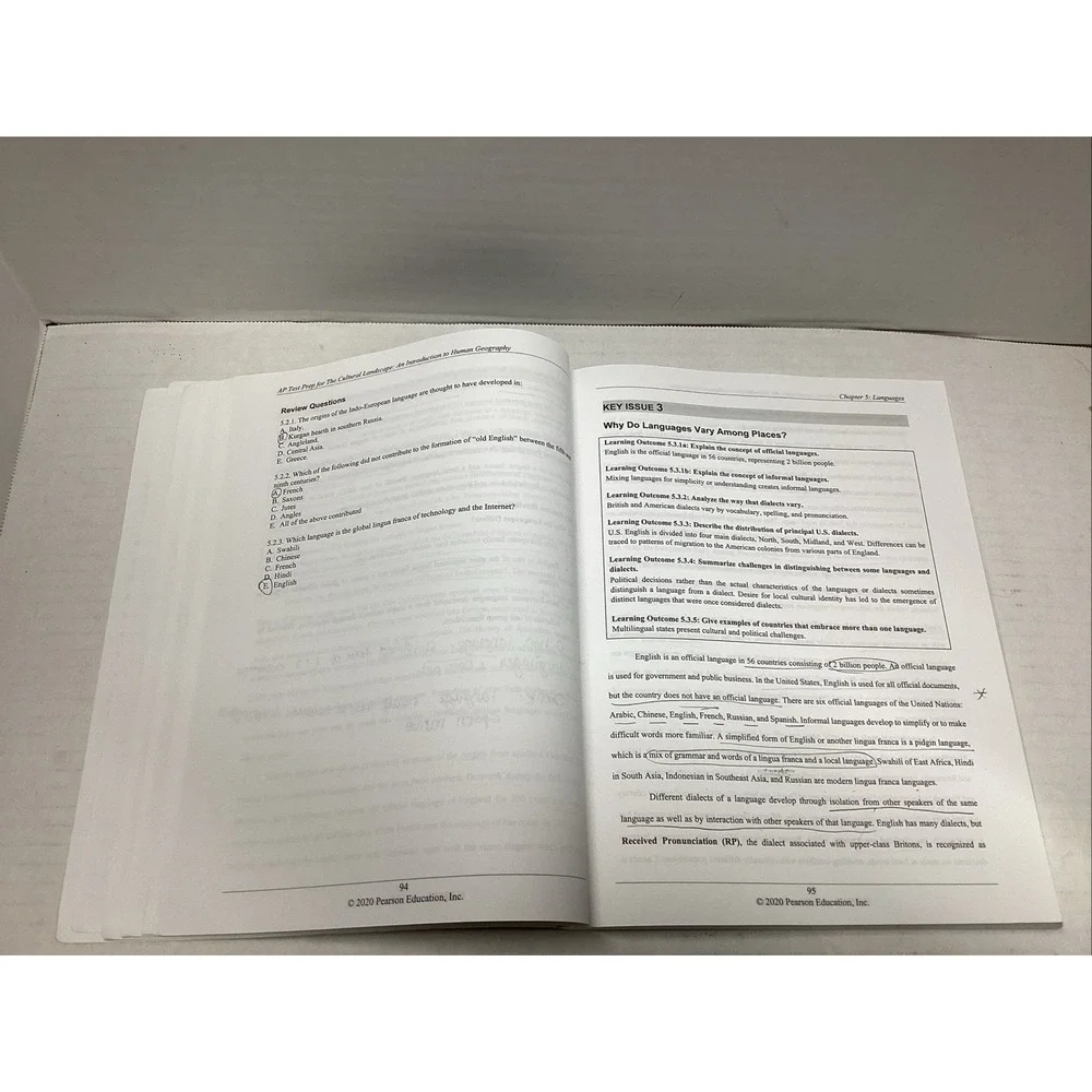 Test Prep Series for AP Human Geography, To Accompany: The Cultural Landscape ..